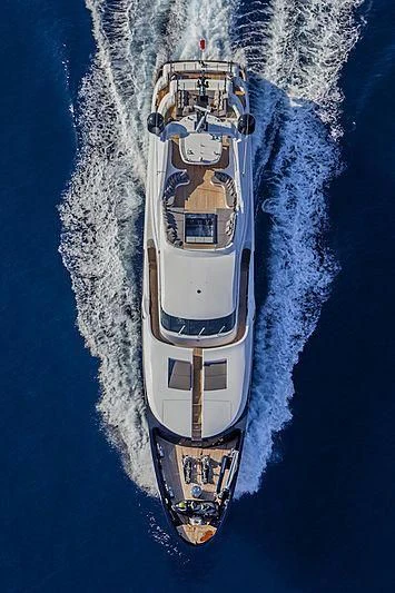 a space ship in the water aboard ALASKA Yacht for Sale