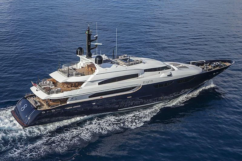 a ship in the water aboard ALASKA Yacht for Sale