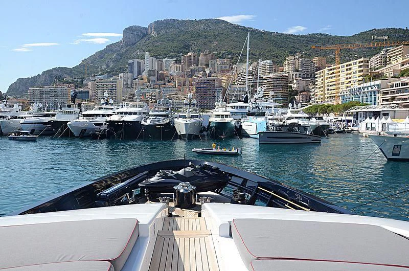 a boat in the water aboard ALASKA Yacht for Sale