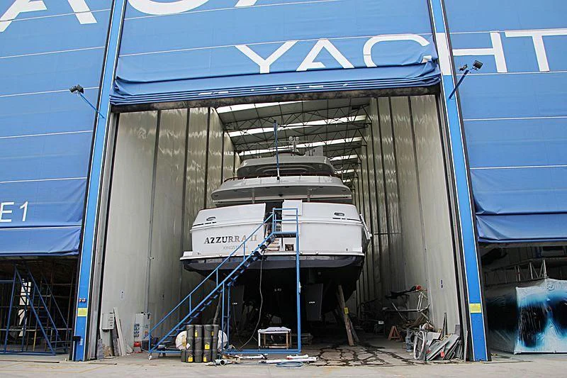 a machine on the machine aboard AZZURRA II Yacht for Sale