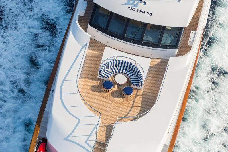 a boat on the water aboard AIR Yacht for Sale