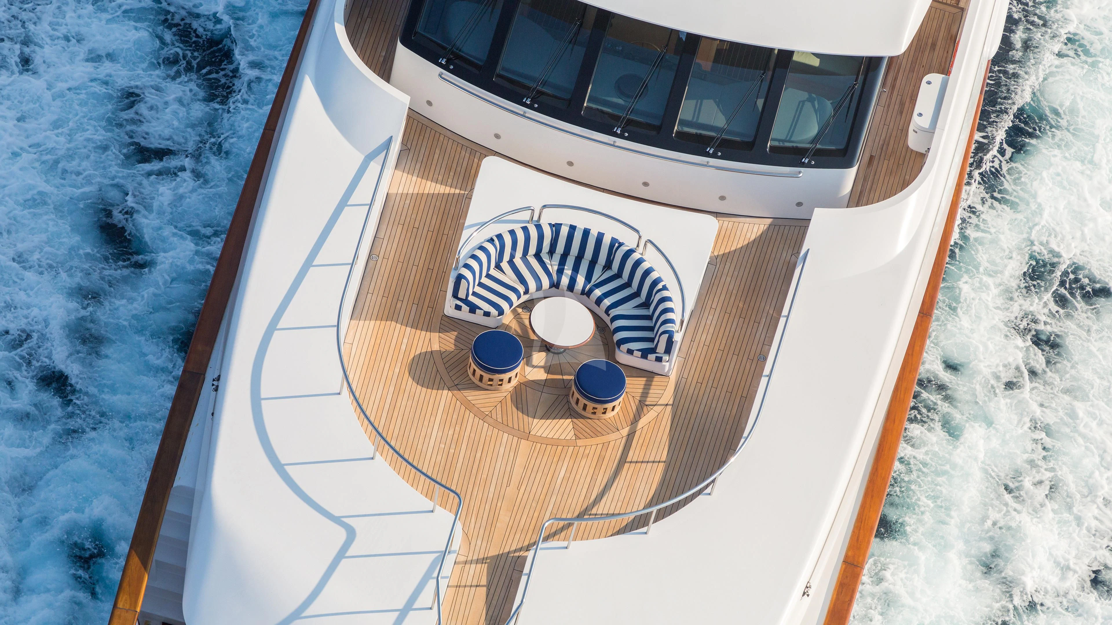 a boat on the water aboard AIR Yacht for Sale