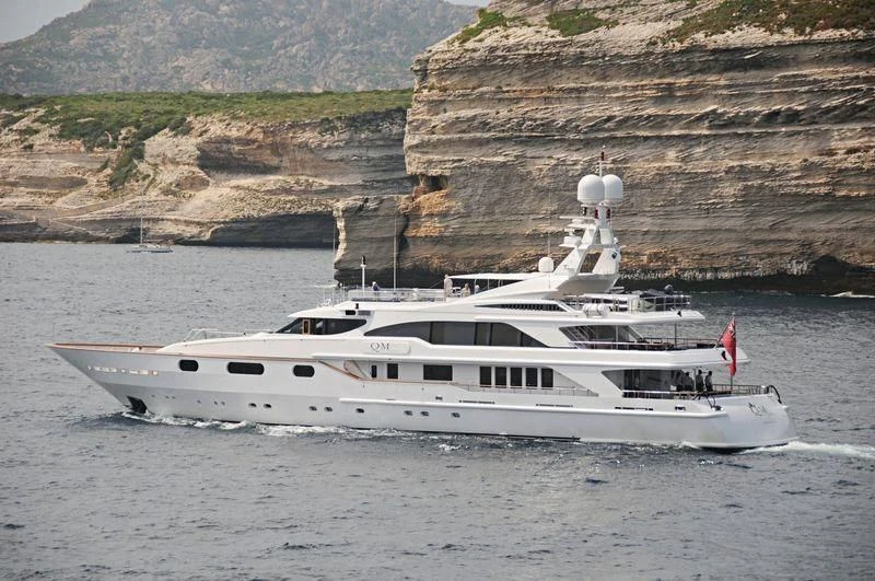 a boat on the water aboard AIR Yacht for Sale