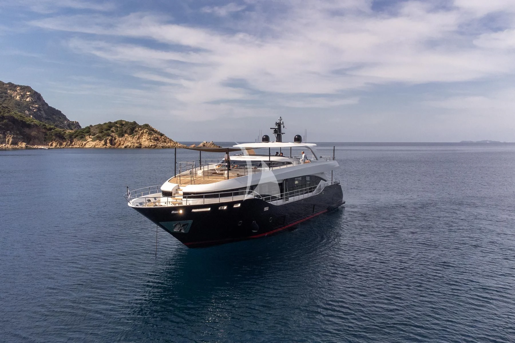 a boat in the water aboard EDEN Yacht for Sale