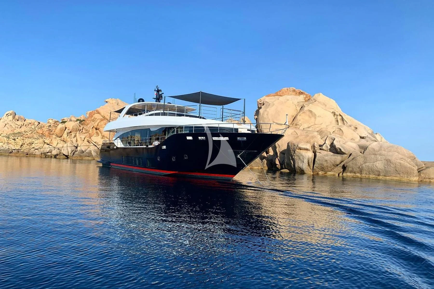 a boat on the water aboard EDEN Yacht for Sale