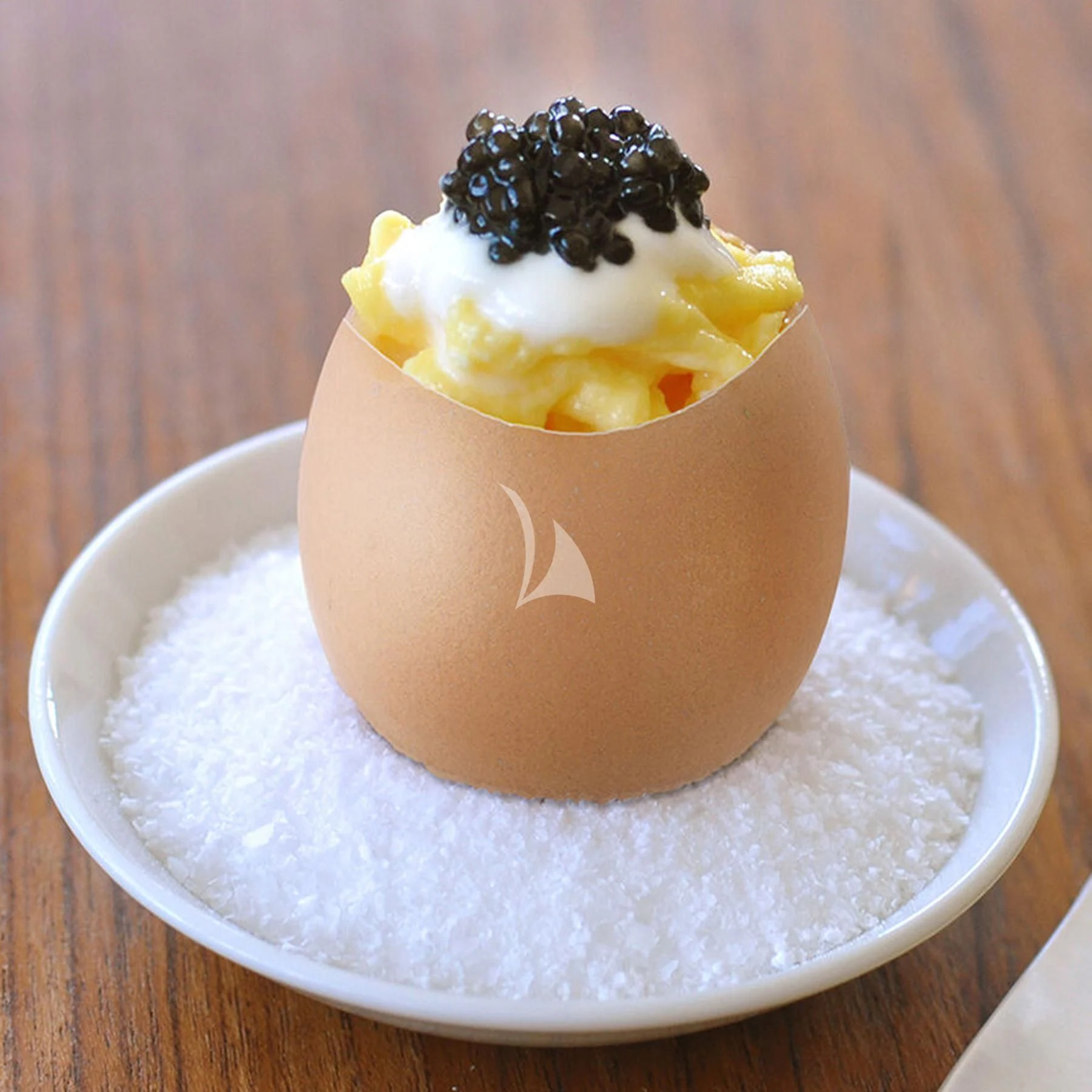 a cup with a fruit design aboard EDEN Yacht for Sale