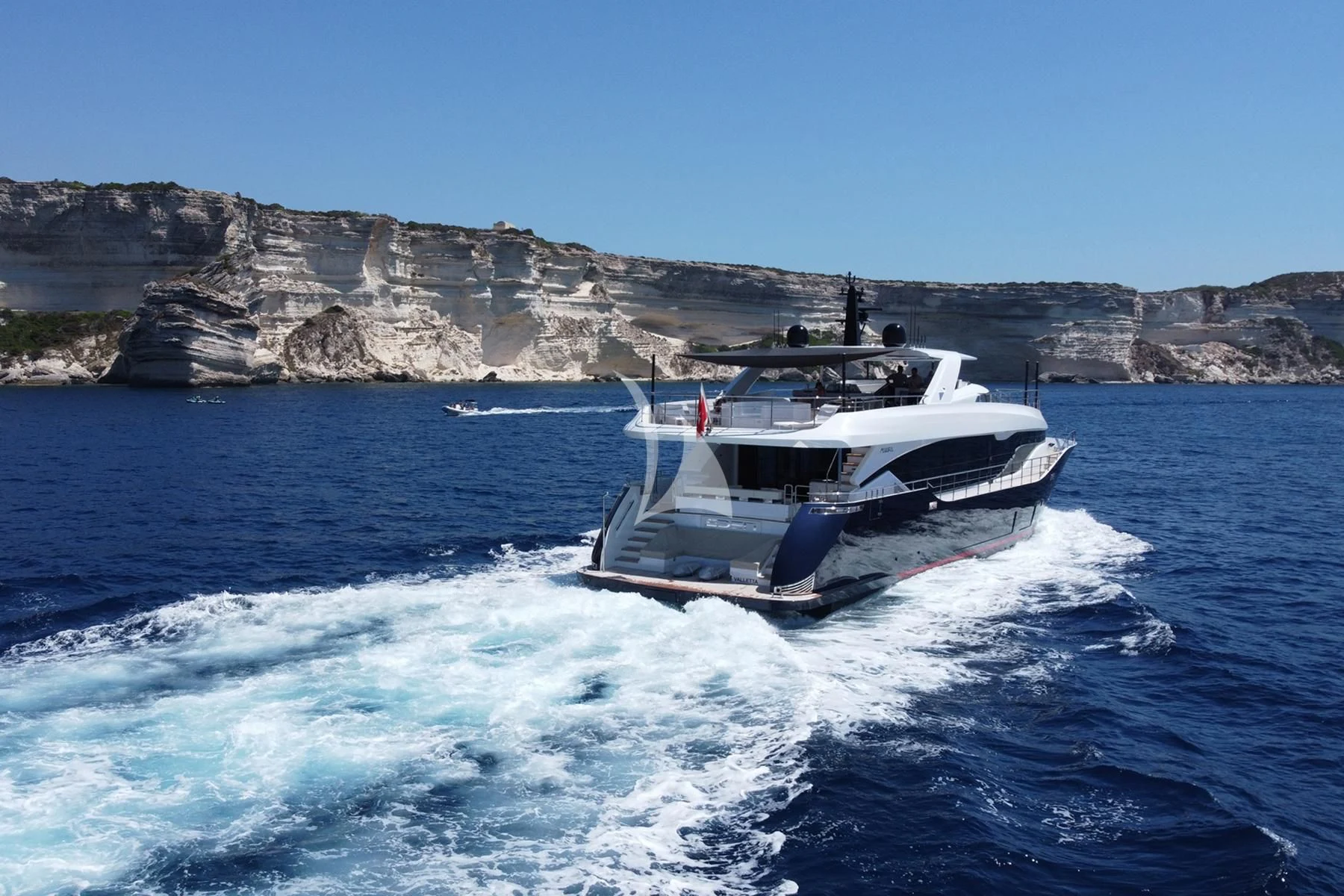 a boat on the water aboard EDEN Yacht for Sale