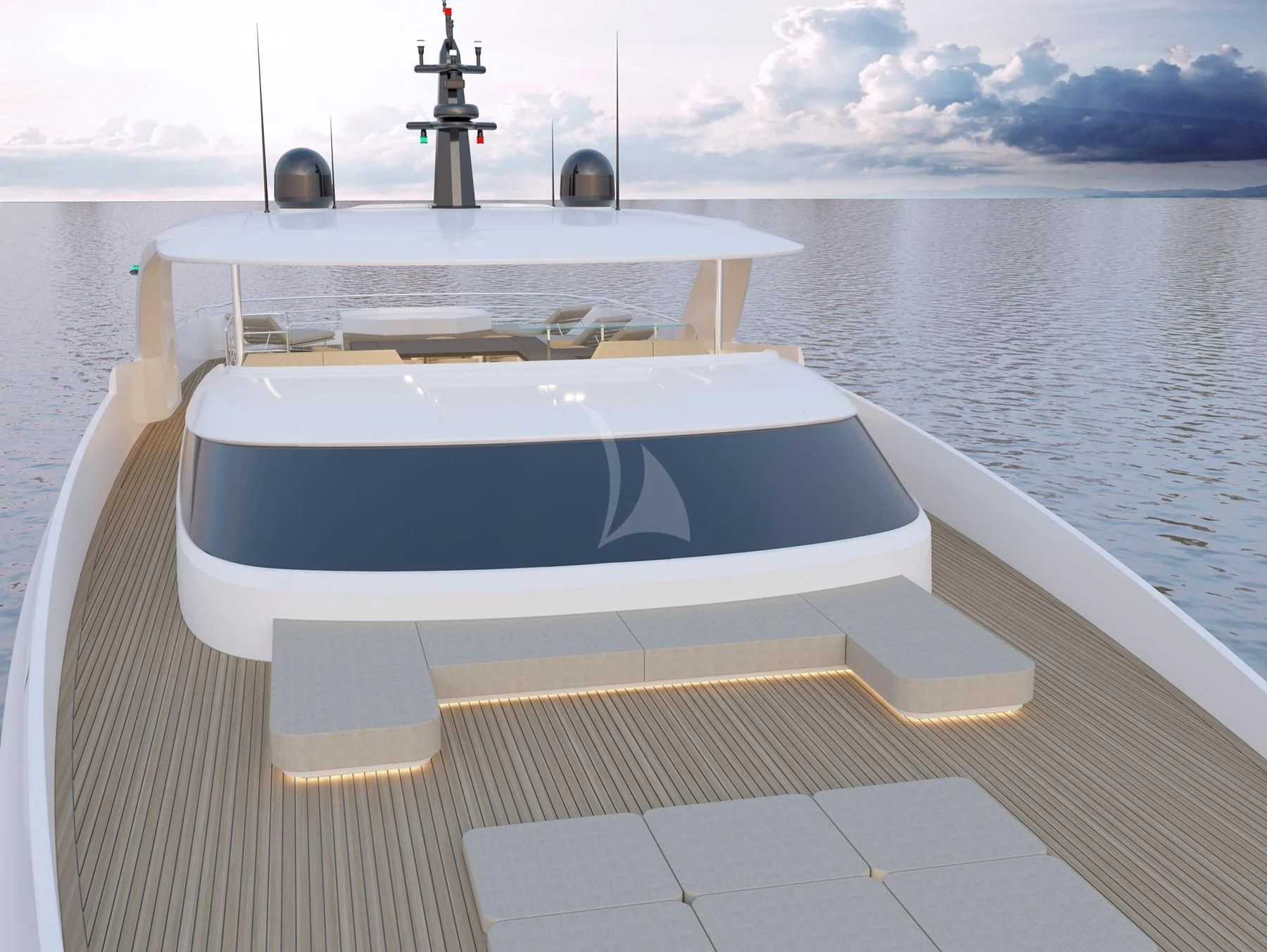 a boat on a body of water aboard EDEN Yacht for Sale