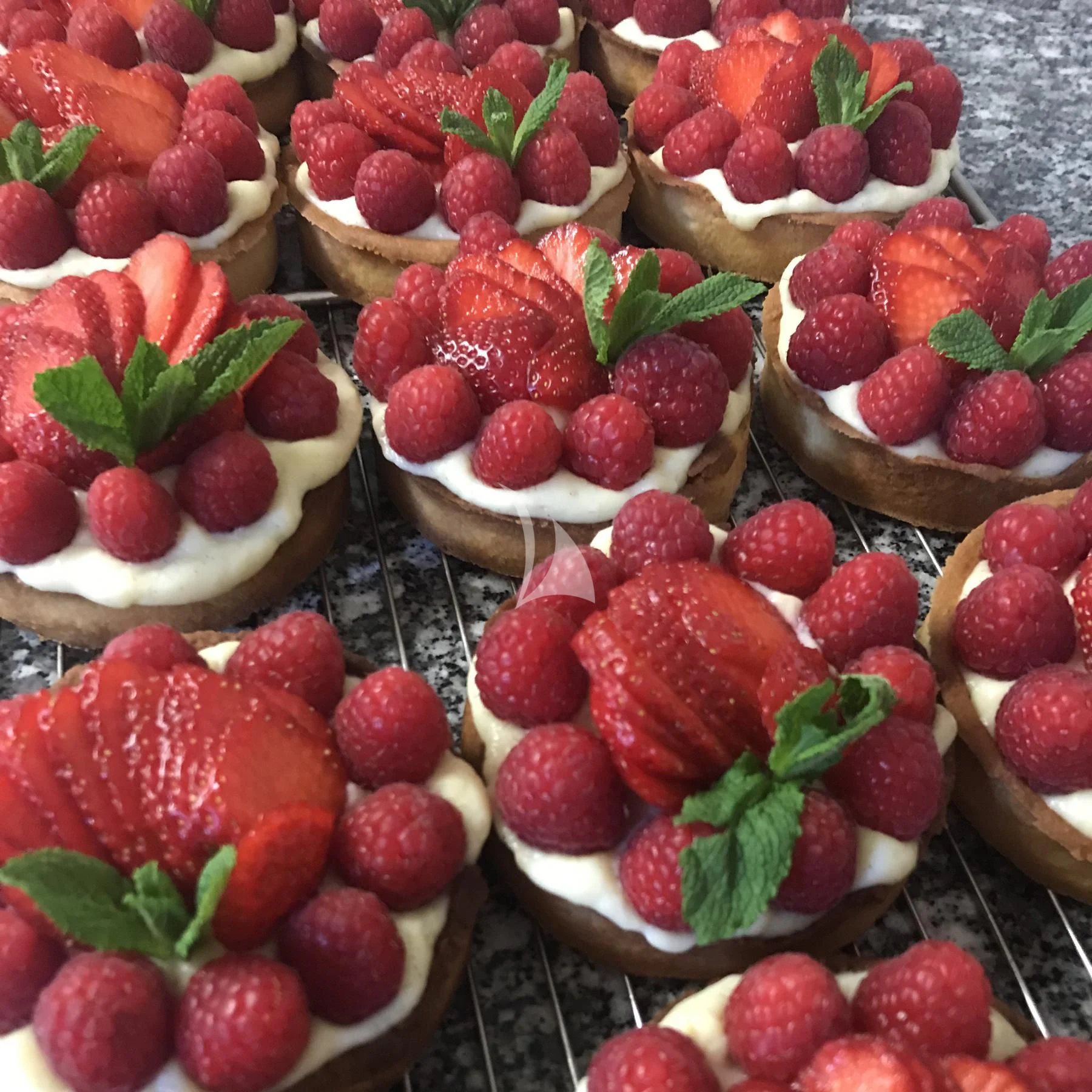 a group of strawberries aboard EDEN Yacht for Sale