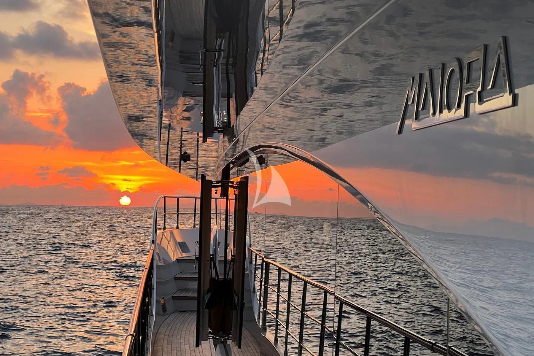 a boat on the water aboard EDEN Yacht for Sale