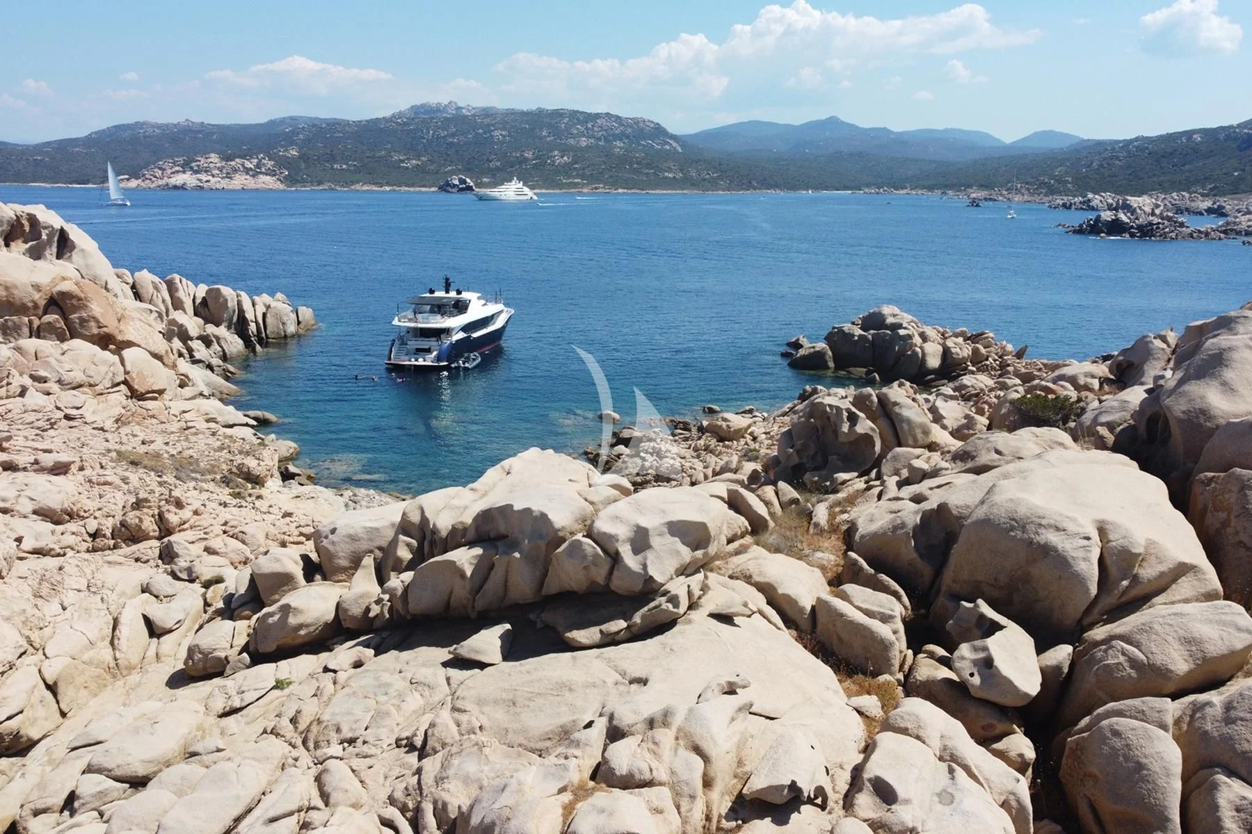a boat on the water aboard EDEN Yacht for Sale