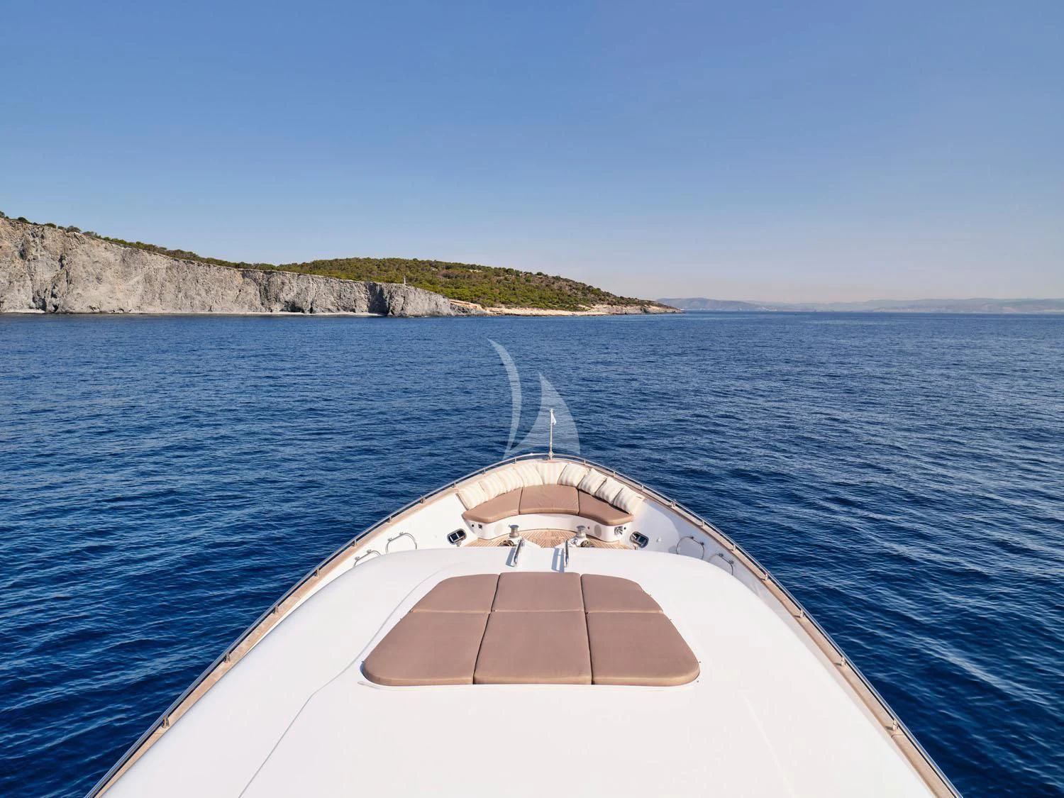 a boat on the water aboard ANASA Yacht for Sale