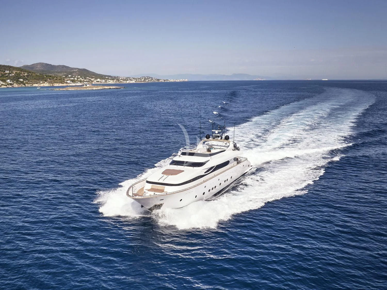 a boat on the water aboard ANASA Yacht for Sale