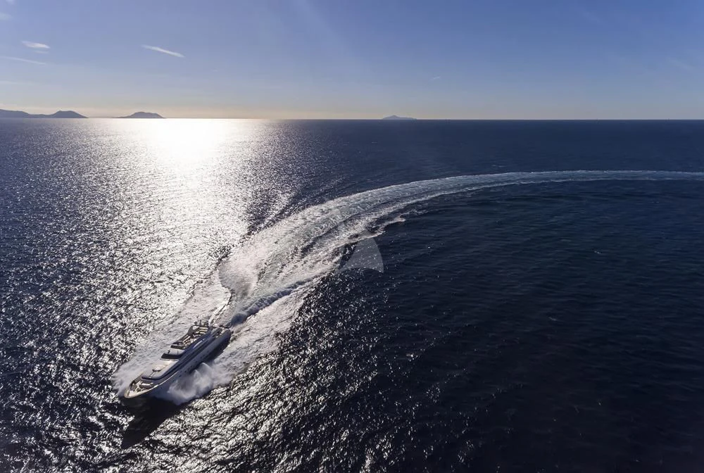 a boat on the water aboard ANASA Yacht for Sale