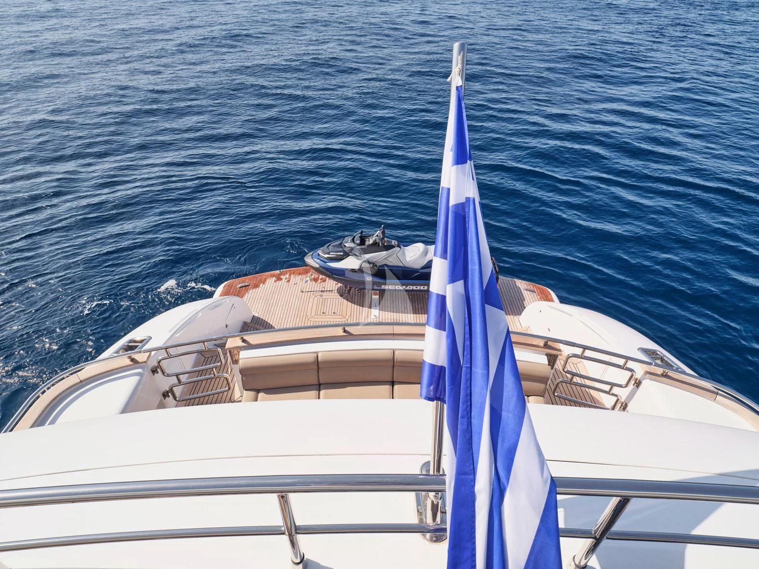 a boat on the water aboard ANASA Yacht for Sale