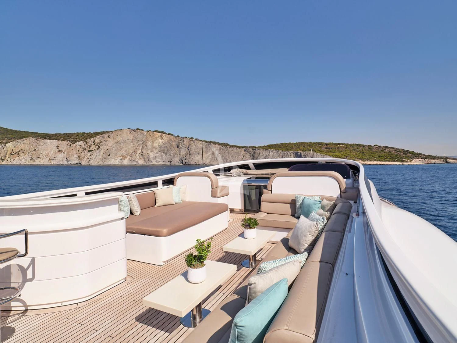 a boat on the water aboard ANASA Yacht for Sale