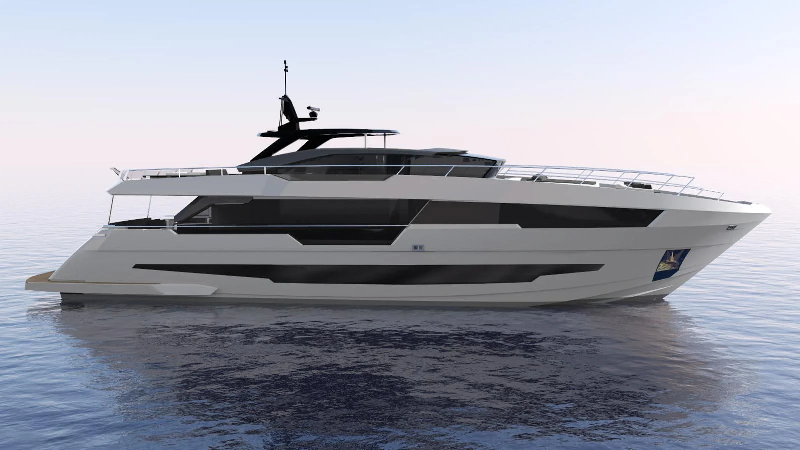 a white yacht on the water aboard NINITAS A Yacht for Sale