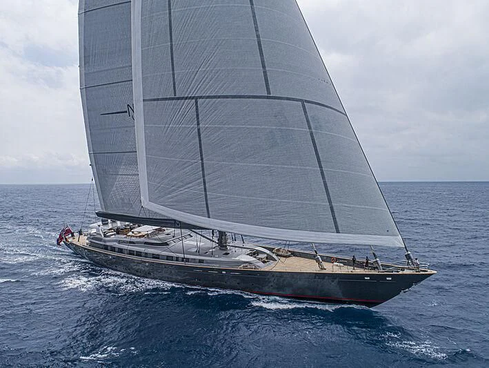 a boat sailing on the sea aboard M5 Yacht for Sale