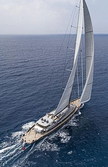 a sailboat on the water aboard M5 Yacht for Sale