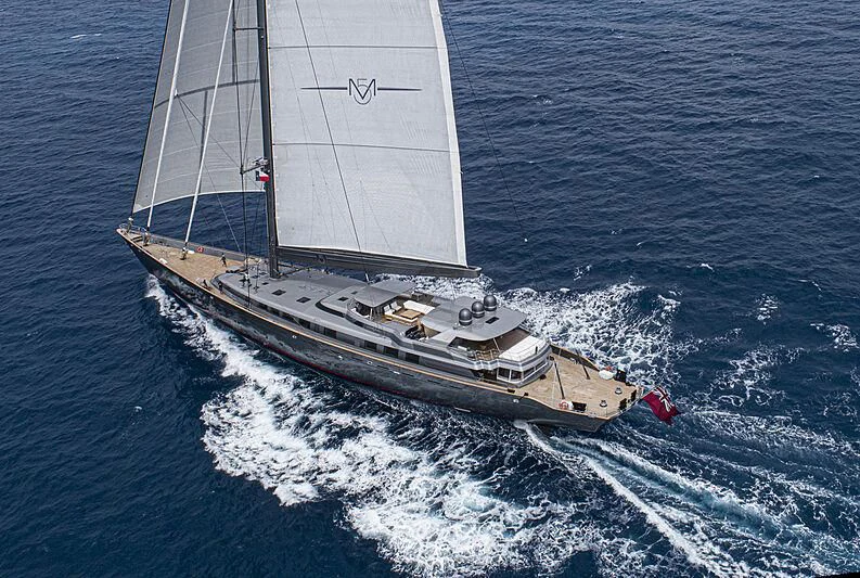 a sailboat on the water aboard M5 Yacht for Sale