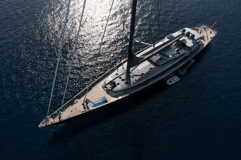 a boat in the water aboard M5 Yacht for Sale