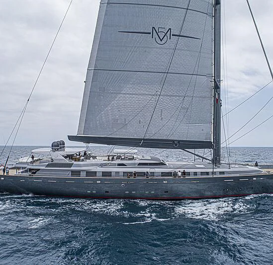 a large boat in the water aboard M5 Yacht for Sale
