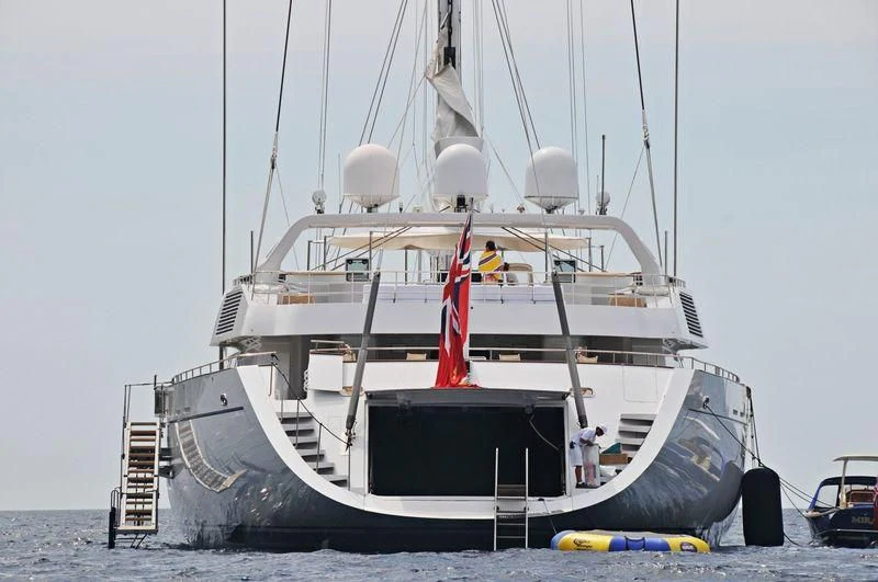 a boat on the water aboard M5 Yacht for Sale