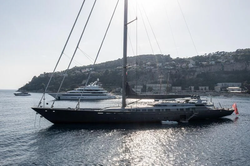 a boat on the water aboard M5 Yacht for Sale