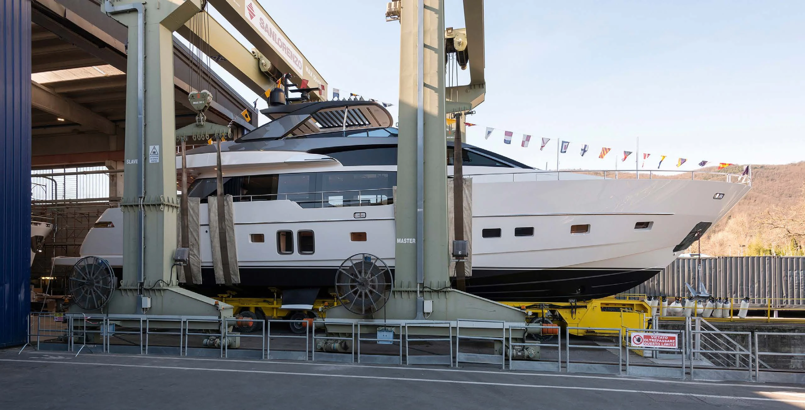 a large white boat aboard QUEEN MARTINA Yacht for Sale