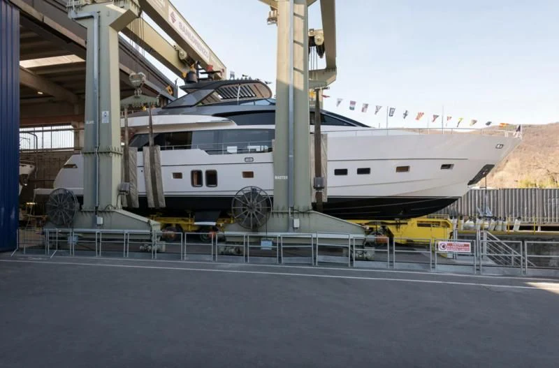 a large white ship aboard QUEEN MARTINA Yacht for Sale