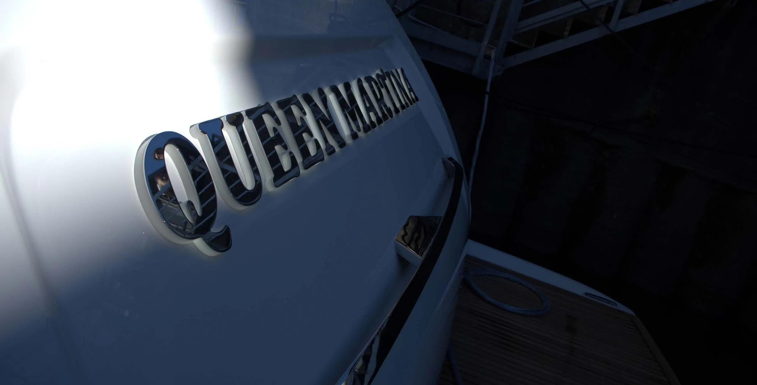a close-up of a guitar aboard QUEEN MARTINA Yacht for Sale
