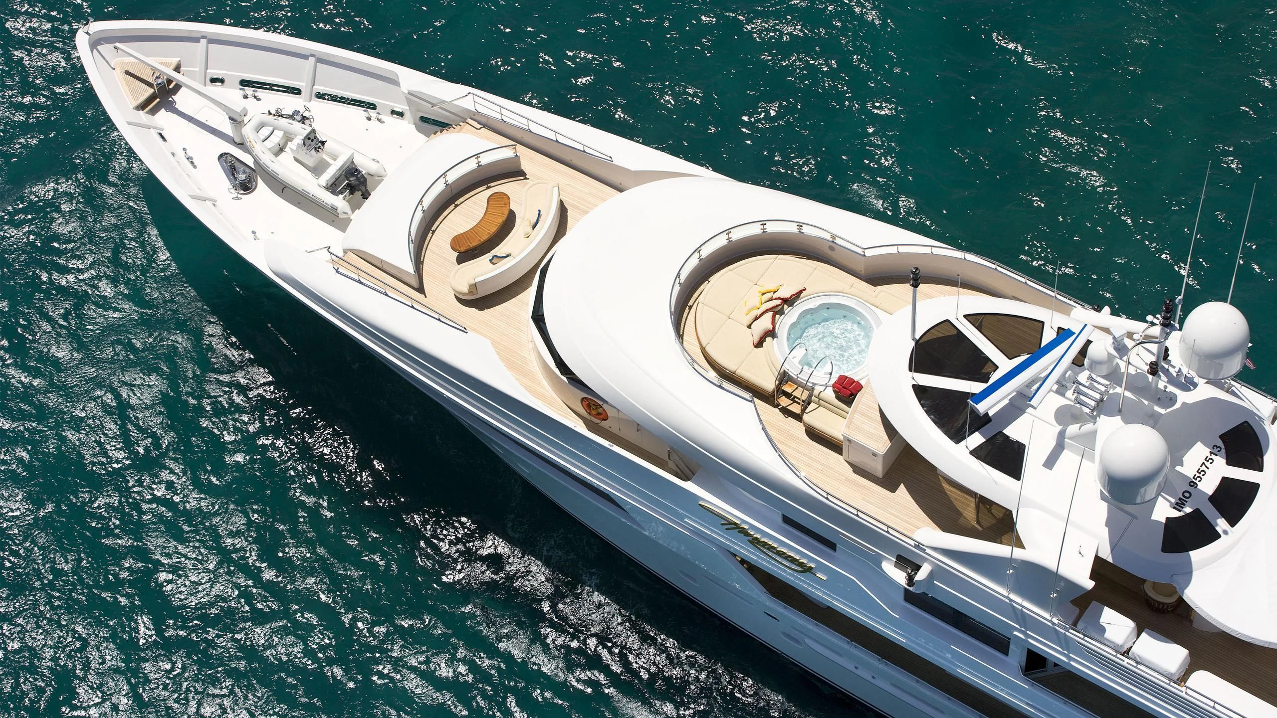 a boat on the water aboard SECOND LOVE Yacht for Charter