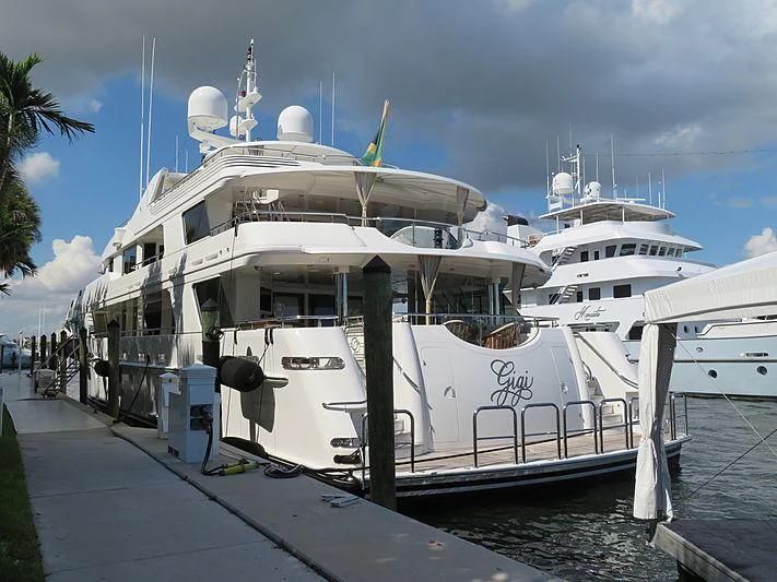 a large white boat aboard SECOND LOVE Yacht for Charter