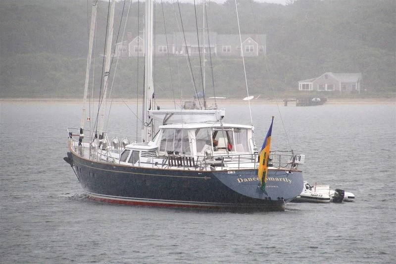 a boat on the water aboard DANCE SMARTLY Yacht for Sale