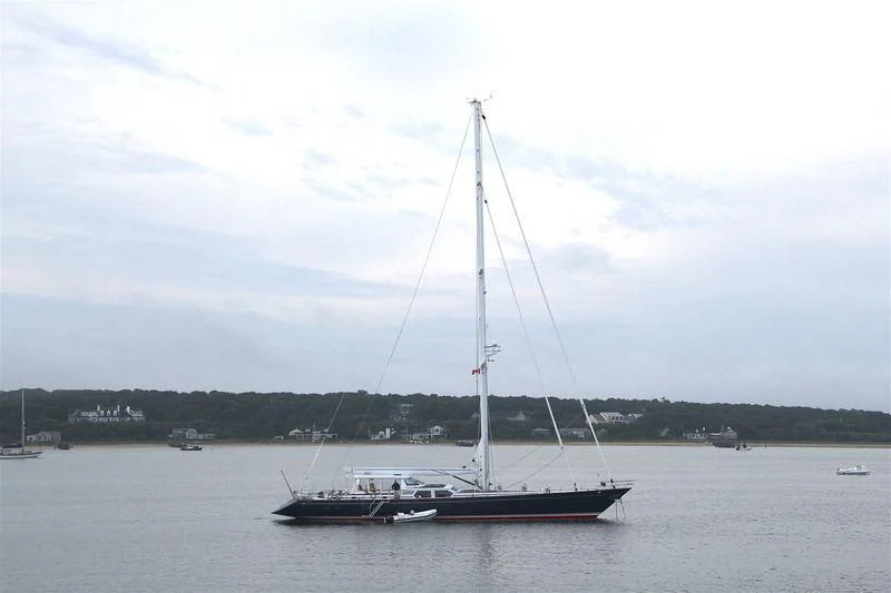 a sailboat on the water aboard DANCE SMARTLY Yacht for Sale