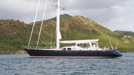 a boat on the water aboard DANCE SMARTLY Yacht for Sale