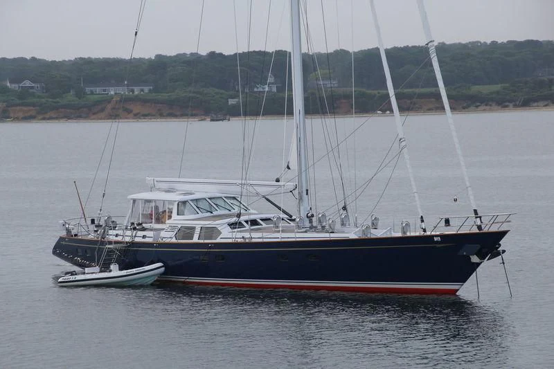 a boat on the water aboard DANCE SMARTLY Yacht for Sale
