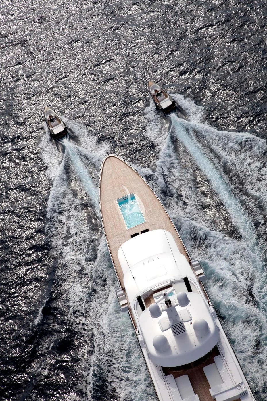 a boat on the water aboard AIR Yacht for Sale