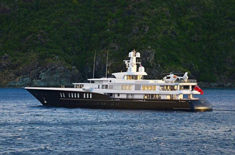 a boat on the water aboard AIR Yacht for Sale