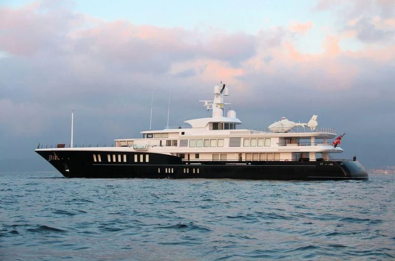 a boat in the water aboard AIR Yacht for Sale