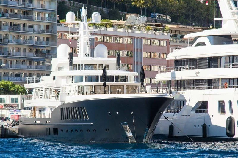 a boat in the water aboard AIR Yacht for Sale