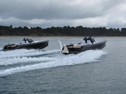 a boat and a boat on the water aboard AIR Yacht for Sale