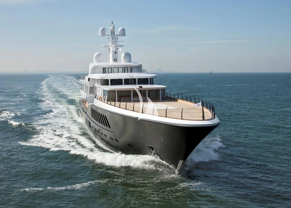 a boat on the water aboard AIR Yacht for Sale