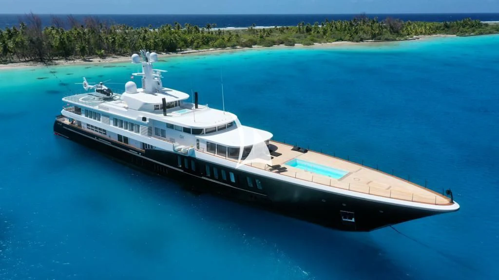 a boat on the water aboard AIR Yacht for Sale