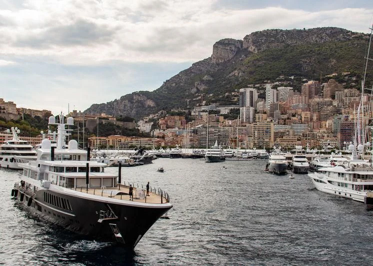 boats in the water aboard AIR Yacht for Sale