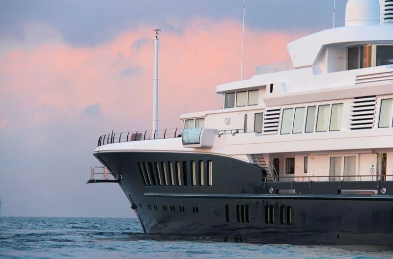 a boat on the water aboard AIR Yacht for Sale