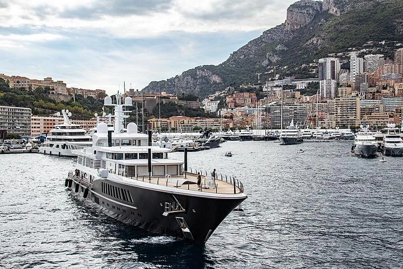 a boat in the water aboard AIR Yacht for Sale