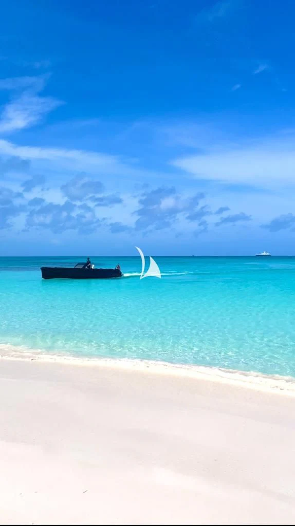 a boat on the water aboard AIR Yacht for Sale