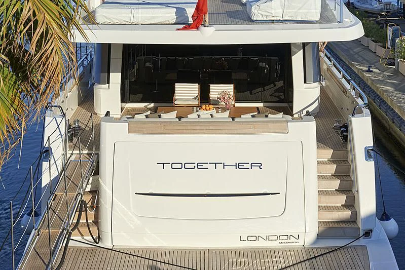 a white rectangular object with a black screen and a white rectangular object with a black and white surface aboard GI1 Yacht for Sale
