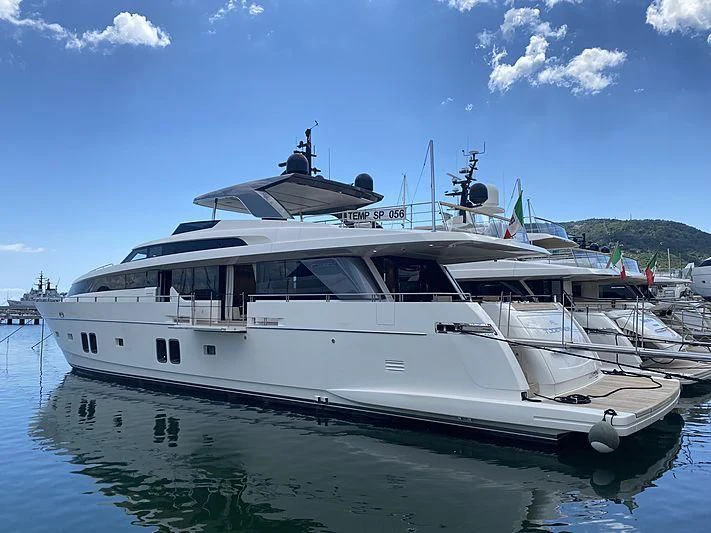 a boat in the water aboard GI1 Yacht for Sale